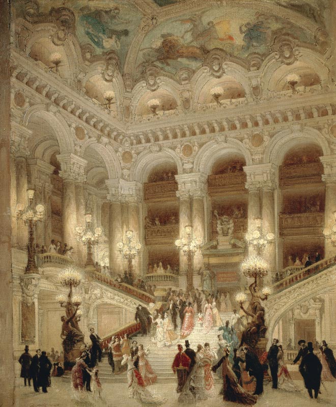 The Staircase of the Opera von Louis Beroud