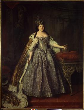 Porträt der Zarin Anna Ioannowna (1693-1740) 1730