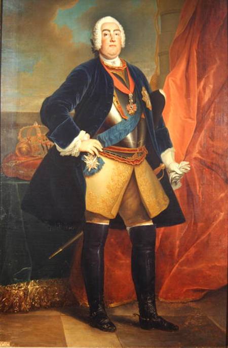 Frederick Augustus II (1696-1763) Elector of Saxony von Louis de Silvestre