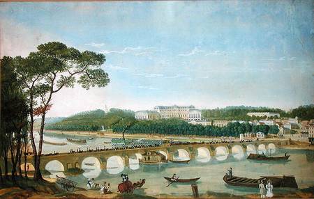 Visit of the King and Queen of Naples to the Chateau de Saint-Cloud von Louis Ducis