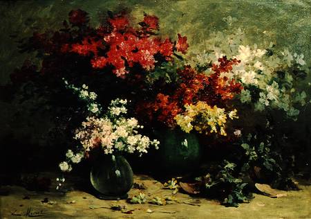 Still Life of Spring Flowers von Louis Emile Minet