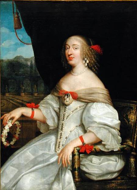 Portrait of Anne-Marie-Louise d'Orleans (1627-93) Duchess of Montpensier von Louis Ferdinand Elle