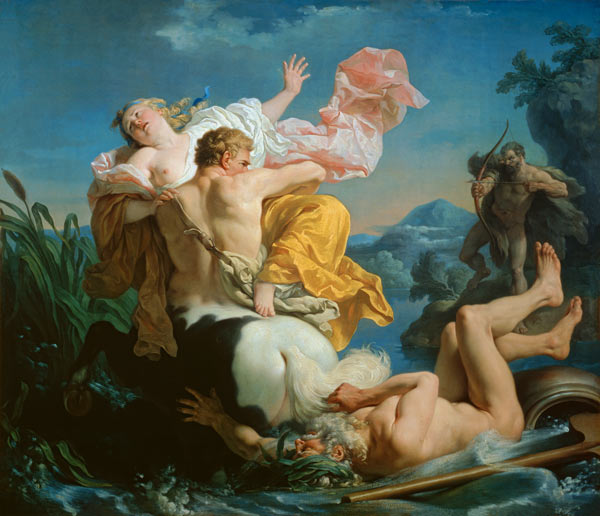 The Abduction of Deianeira by the Centaur Nessus von Louis François Lagrenée