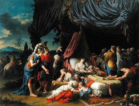 The Death of the Wife of Darius III (399-330 BC) von Louis François Lagrenée