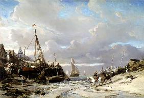 Port en Bretagne 1861