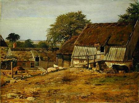 A Farmhouse in Sweden von Louis Gurlitt