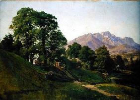 Landscape in Upper Bavaria 1836  pape