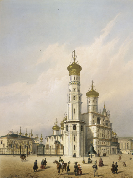 Moskau, Iwan-Welikij-Glockenturm von Louis Jules Arnout
