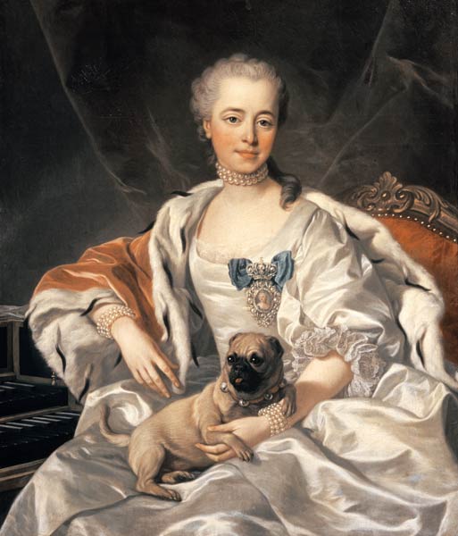 Princess Ekaterina Golitsyna (1720-91) von Louis Michel van Loo