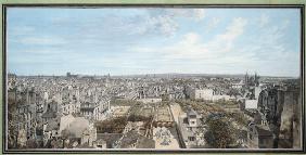 Panoramic View of Paris Towards the North 1786  on