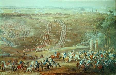 The Battle of Fontenoy von Louis Nicolas van Blarenberghe