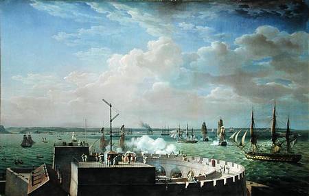 Cherbourg Harbour von Louis Philippe Crepin