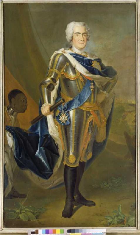 August der Starke, König von Polen und Sachsen von Louis Silvestre d.J.