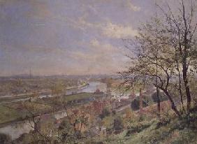 View of Boulogne sur Seine c.1900