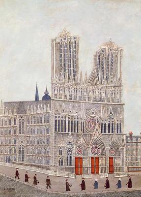 Rheims Cathedral, c.1923 (oil on canvas) von Louis Vivin