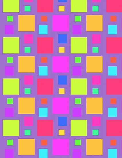 Multicoloured Squares von  Louisa  Hereford