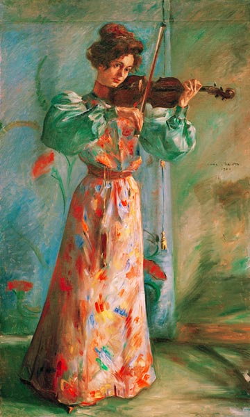 Die Geigenspielerin von Lovis Corinth