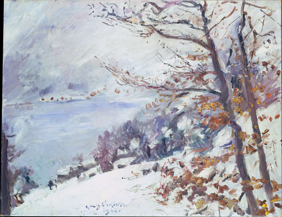 Walchensee im Winter von Lovis Corinth
