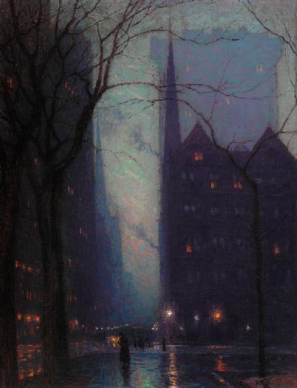 Fifth Avenue at Twilight 1910