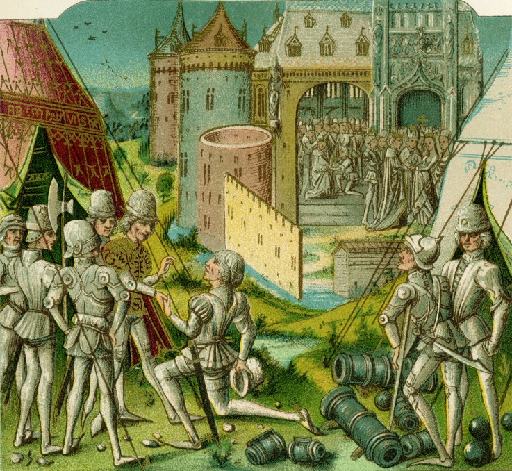 Die Vermählung des Kurfürsten Sigismund von Brandenburg mit Maria von Ungarn (Kopie einer Illustrati von Loyset Liédet