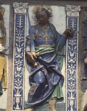 Justice, relief figure