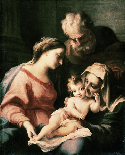 Die Heilige Familie von Luca Giordano