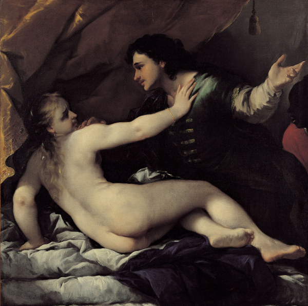 L.Giordano /Lucretia & Sextus Tarquin von Luca Giordano