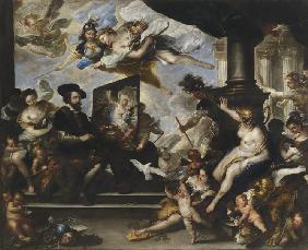 Rubens malt die Allegorie des Friedens
