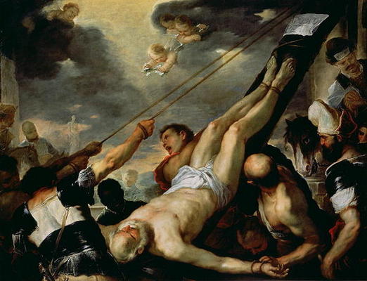 The Crucifixion of St. Peter von Luca Giordano