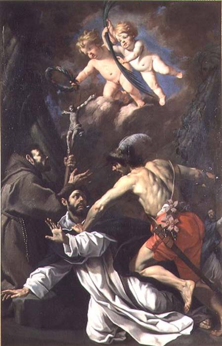 The Martyrdom of St. Peter Martyr von Luca (Luca da Reggio) Ferrari