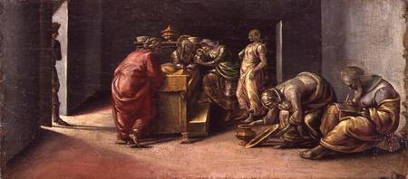 The Birth of St. John the Baptist von Luca Signorelli