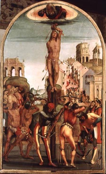 The Martyrdom of St. Sebastian von Luca Signorelli