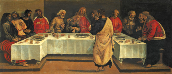 Predella Panel: Last Supper von Luca Signorelli