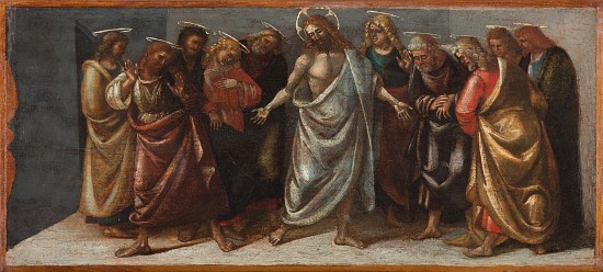 The Resurrected Christ appearing to his Disciples von Luca Signorelli