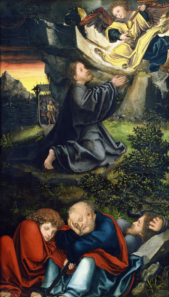 Christus am Ölberg von Lucas Cranach d. Ä.