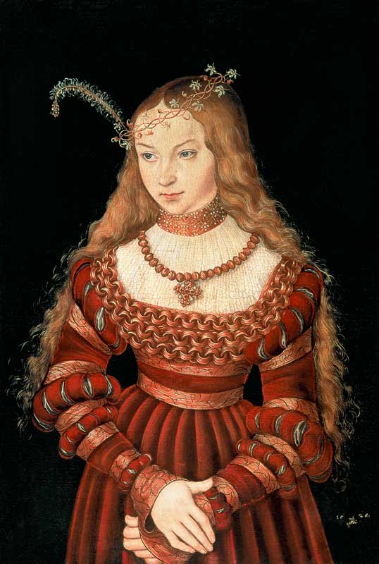 Prinzessin Sibylle von Cleve als Braut von Lucas Cranach d. Ä.