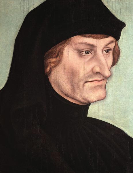Portrait of Rudolf Agricola (1444-85) von Lucas Cranach d. Ä.
