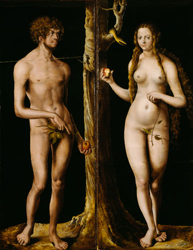 Adam and Eve von Lucas Cranach d. Ä.