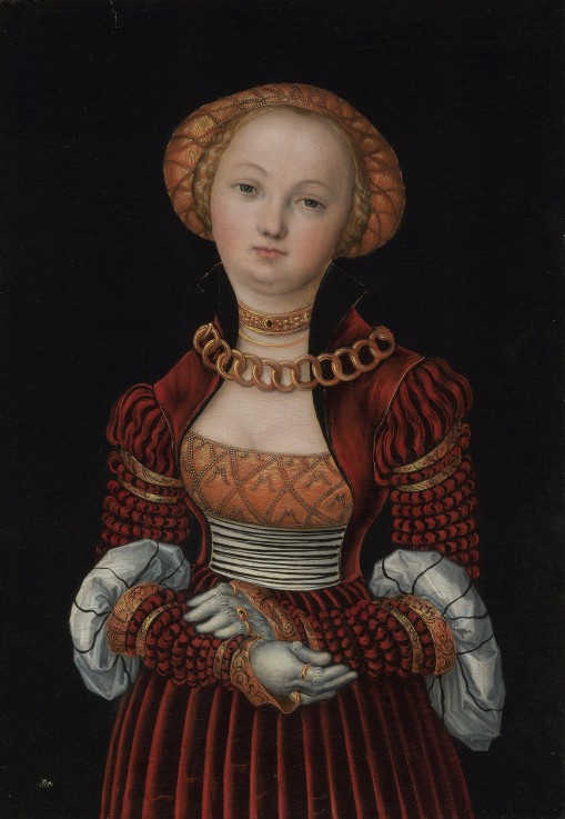 Bildnis einer Dame von Lucas Cranach d. Ä.