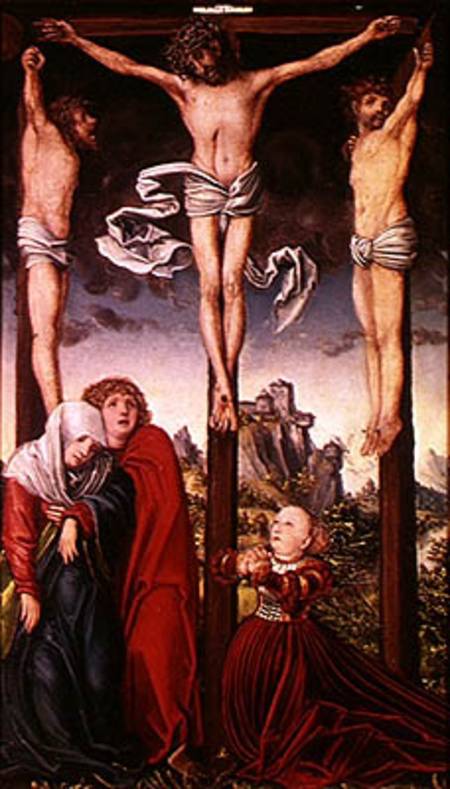 Christ on the Cross von Lucas Cranach d. Ä.