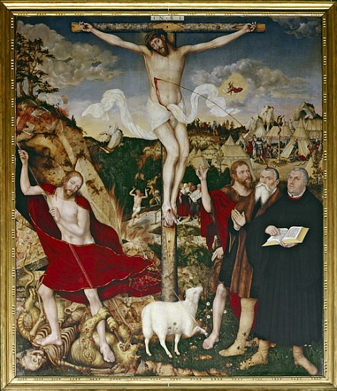 Christ on the Cross, 1552-55 von Lucas Cranach d. Ä.