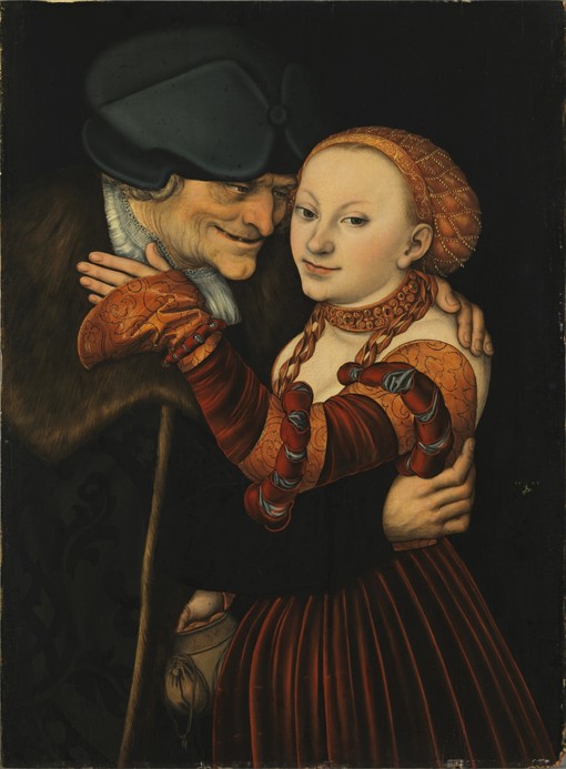 Das ungleiche Paar (Der alte Buhler) von Lucas Cranach d. Ä.