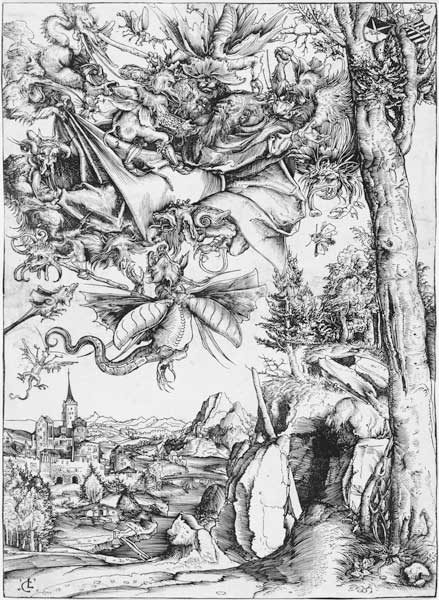 Die Versuchung des heiligen Antonius von Lucas Cranach d. Ä.