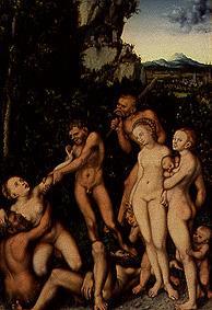 Die Früchte der Eifersucht. von Lucas Cranach d. Ä.