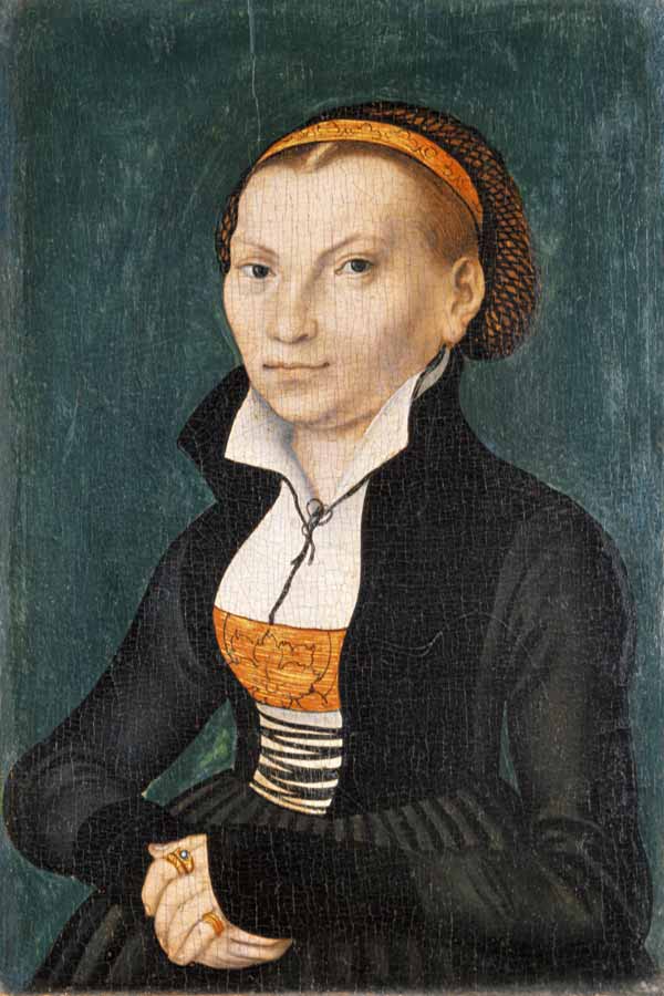 Katharina von Bora, future wife of Martin Luther von Lucas Cranach d. Ä.