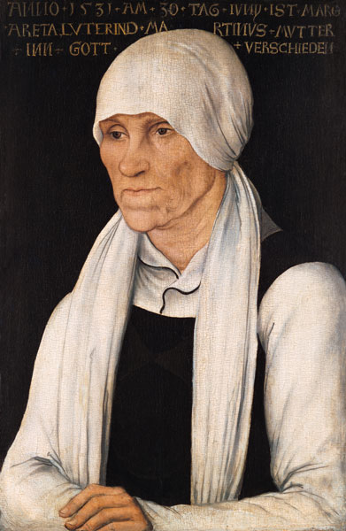 Luthers Mutter von Lucas Cranach d. Ä.