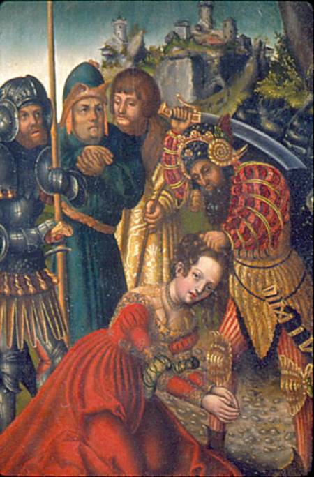 Martyrdom of St Catherine von Lucas Cranach d. Ä.