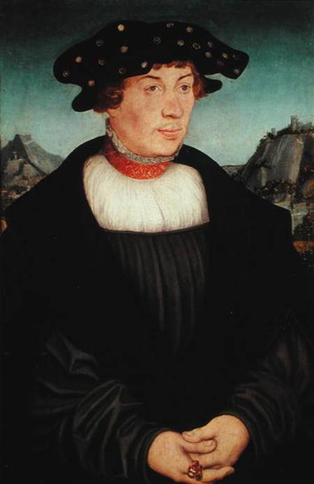 Portrait of Hans Melber von Lucas Cranach d. Ä.