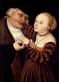 Der Alte und das Mädchen 1530