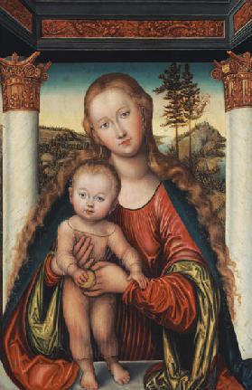 Die Jungfrau mit dem Kind (Madonna Polenska) um 1520